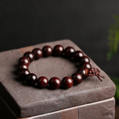 Pterocarpus Santalinus Prayer Beads Bracelet 1.6 Beads for Men