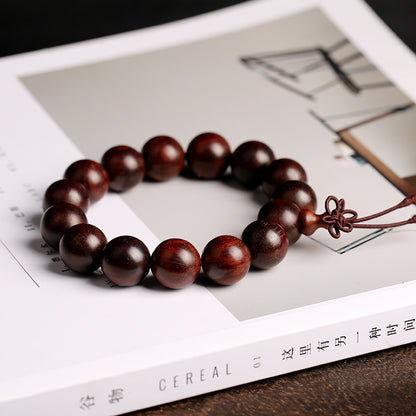 Pterocarpus Santalinus Prayer Beads Bracelet 1.6 Beads for Men