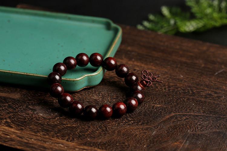 Pterocarpus Santalinus Prayer Beads Bracelet 1.6 Beads for Men