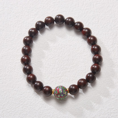 Natural Pterocarpus Santalinus Bracelet Authentic Old Materials Sandalwood Beads Bracelet