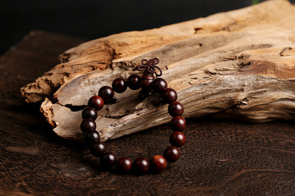 Pterocarpus Santalinus Prayer Beads Bracelet 1.6 Beads for Men