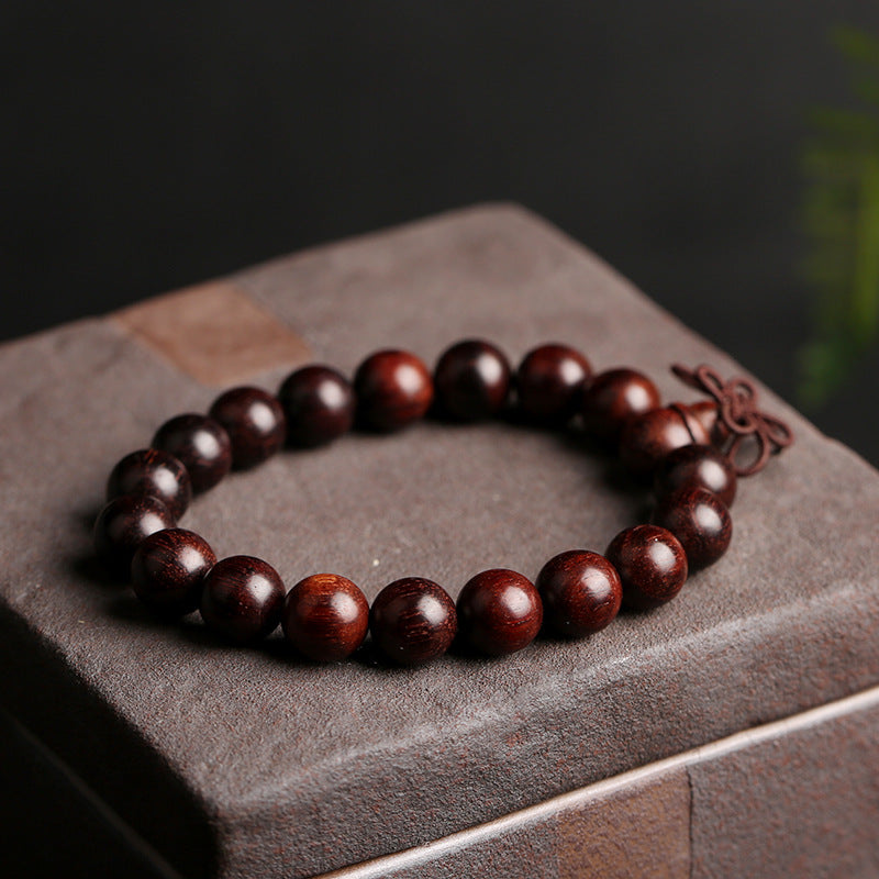 Pterocarpus Santalinus Prayer Beads Bracelet 1.6 Beads for Men