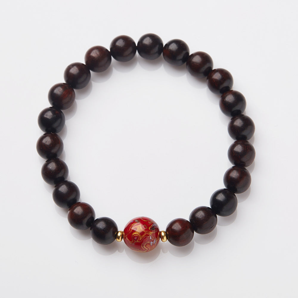 Natural Pterocarpus Santalinus Bracelet Authentic Old Materials Sandalwood Beads Bracelet